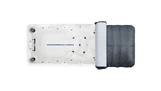 Rullöverdrag till Swimspa Vita Spa 429x230 R25,4 grå