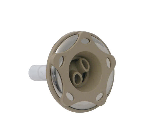 Munstycke dubbel roterande beige Nordic 2008-2013