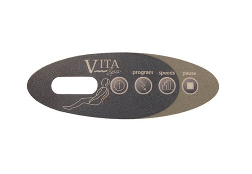 Täckdekal 4 knappar kontrollpanel Sequencer Mystique VITA