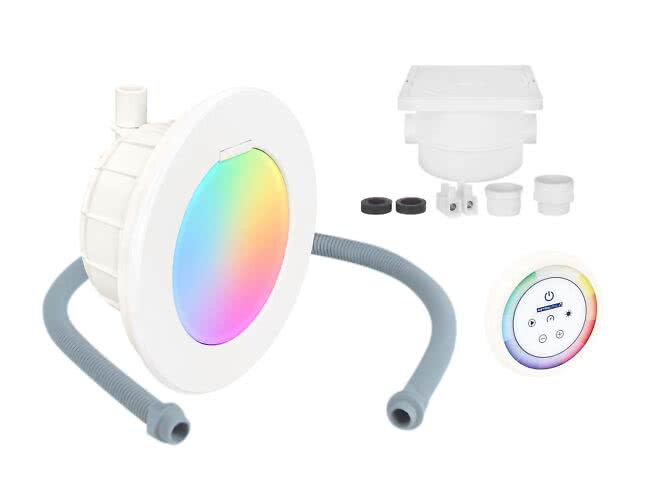 Poolbelysning FlexiPure vit RGB P&P