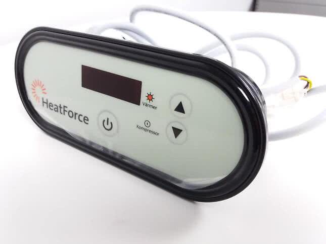Kontrollpanel LED HeatForce S- och V-serien