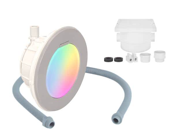 Poolbelysning Extra FlexiPure ljusgrå RGB Connect