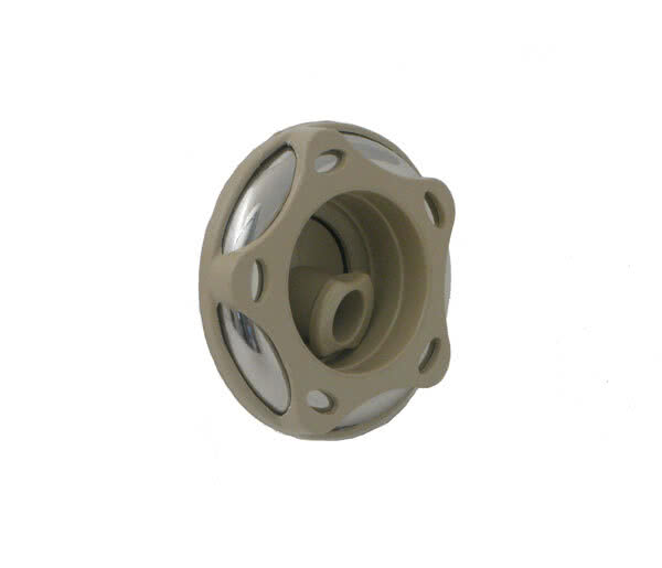 Munstycke roterande rostfritt beige Nordic 2008-2013
