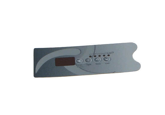 Täckdekal Kontrollpanel Gecko K74 1 pump