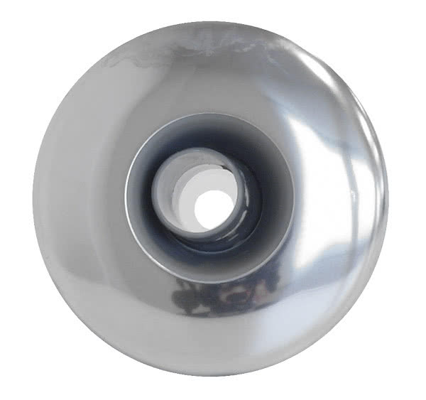Munstycke Euro riktad 55mm rostfri D1