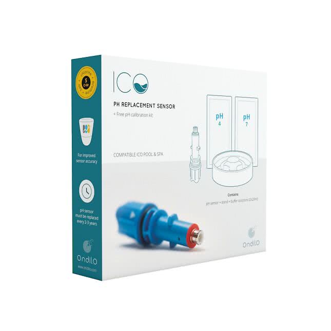 ICO pH blå sensor + Kalibreringskit