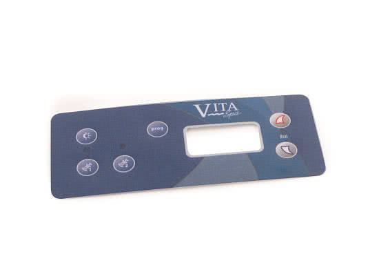 Täckdekal 6 knappar ML701 VITA