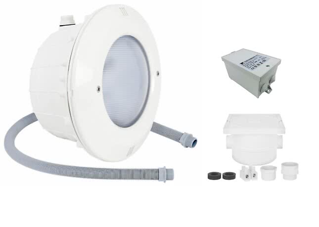 Poolbelysning LED 16W vit komplett Astral