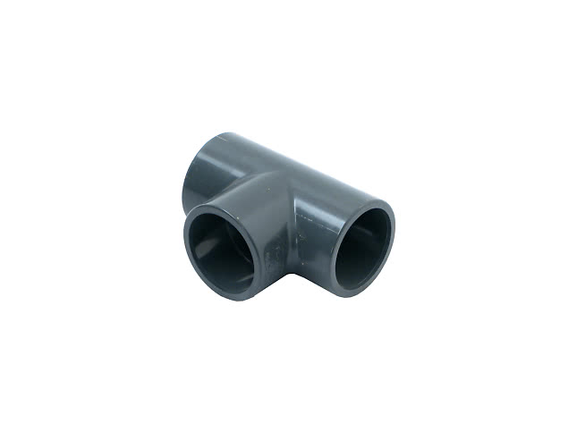 T-stycke, PVC, d50, inv.lim, PN16