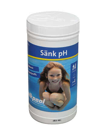 Sänk pH / Sänk Alkalinitet 1kg pulver Pool