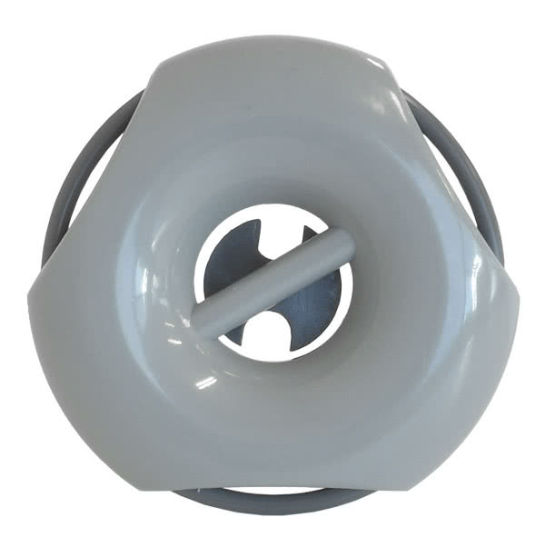 Munstycke Euro roterande (accent ring) 65mm Grå D1