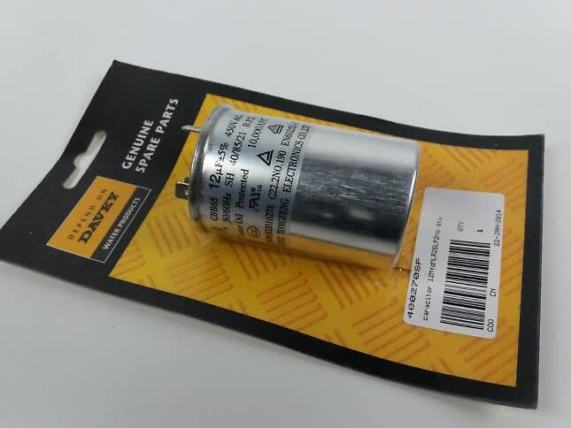 Kondensator 12 µF 1-fas pump Silensor