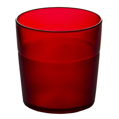 Färgat glas - Röd