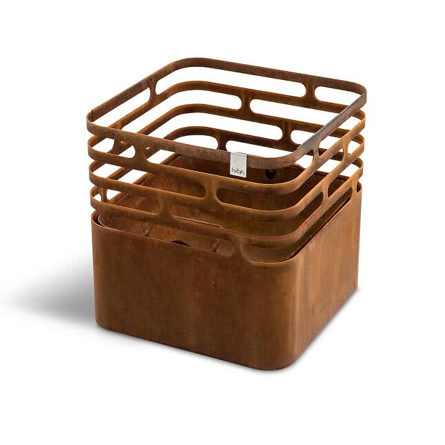 Eldkorg CUBE rost