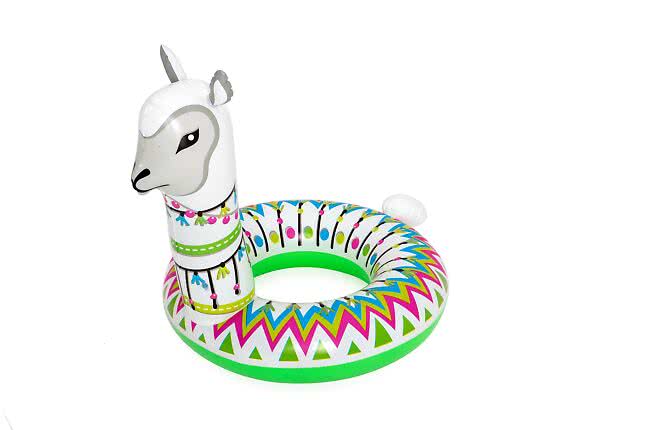 Alpaca ring uppblåsbar 113x109 cm