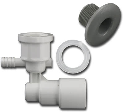 Munstycke eurojet äldre ej reglerbar - vit 50mm D1