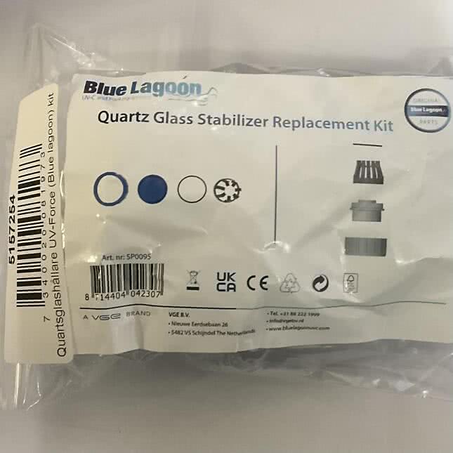 Quartsglashållare UV-Force (Blue lagoon) kit