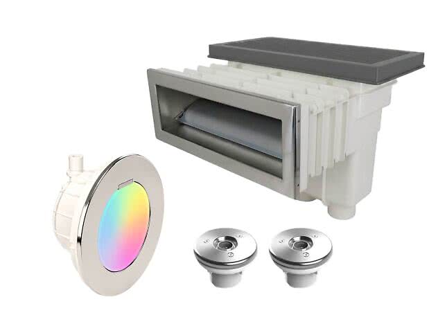Inbyggnadsarmaturer Concept rostfritt Thermopool Connect RGB