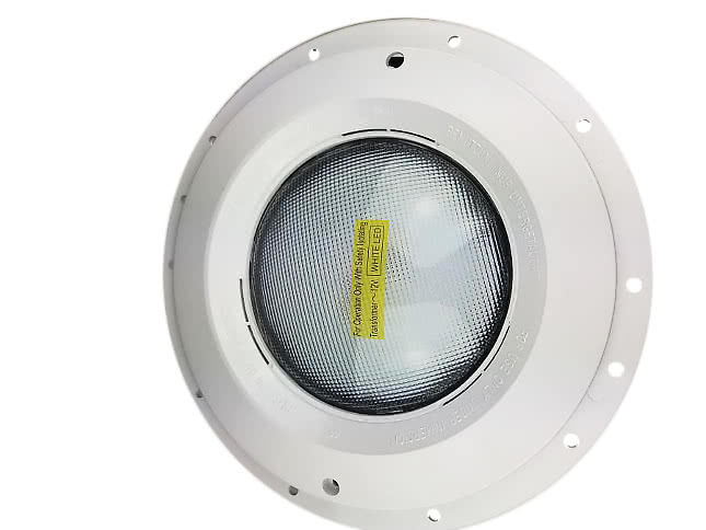 Poolbelysning LED vit Träpool Hayward