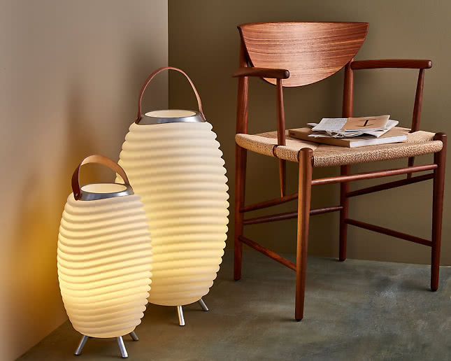 Golvlampa med Bluetooth®-högtalare Synergy 50 S