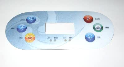 Täckdekal till Kontrollpanel 2-pump VL600S Balboa Nordic