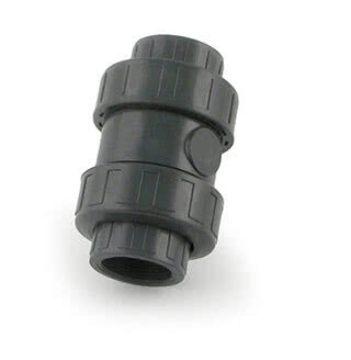 Backventil pvc 1½" inv gäng