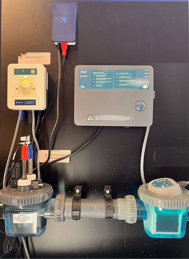 Saltklorinator SoftClean 100 CNT+ med Redox och pH styrning