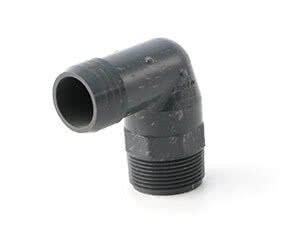 Koppling 90 grader 1½" utv gäng-slang 40