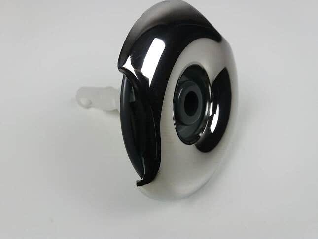 Munstycke VCR mini riktad (accent ring) 95mm rostfri D1 