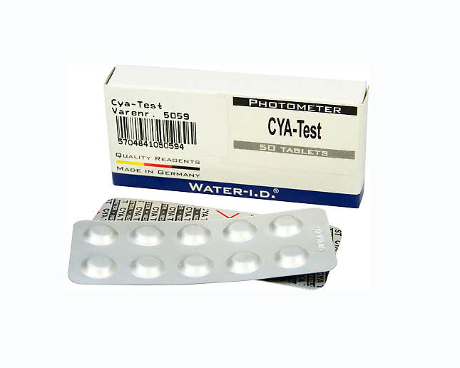 Testtabletter Cyanursyra fotometriska 50 st