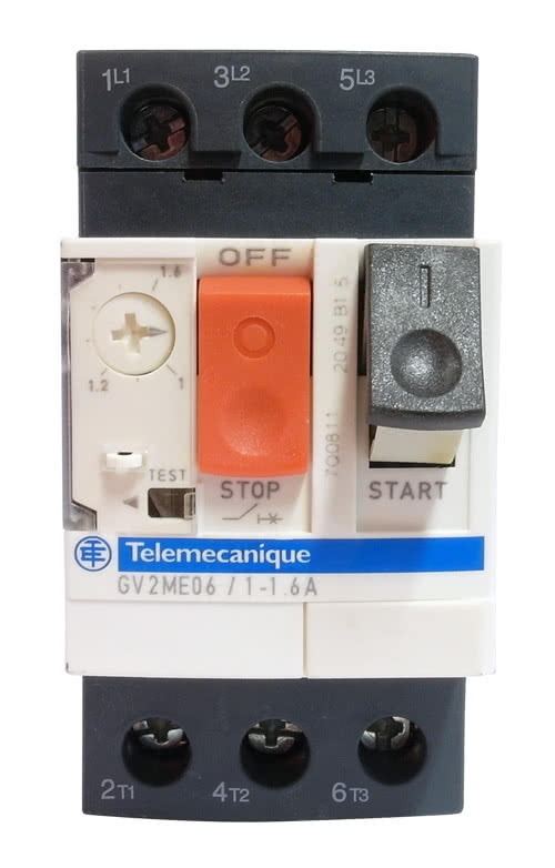 Motorskyddsbrytare 1-1,6 A (gv2m06)
