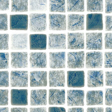 Liner platssvetsning R 3000 1,5mm B 1,65 Mosaik Grå Blå/lm