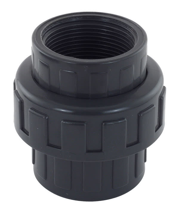 Union pvc 1½" inv inv gäng