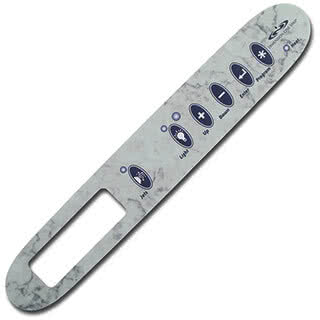 Täckdekal scrolling message center marble 1pump D1