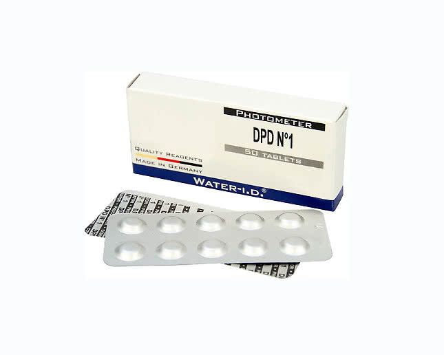 Testtabletter DPD1, Fritt klor/Brom DPD1 fotometriska 50st