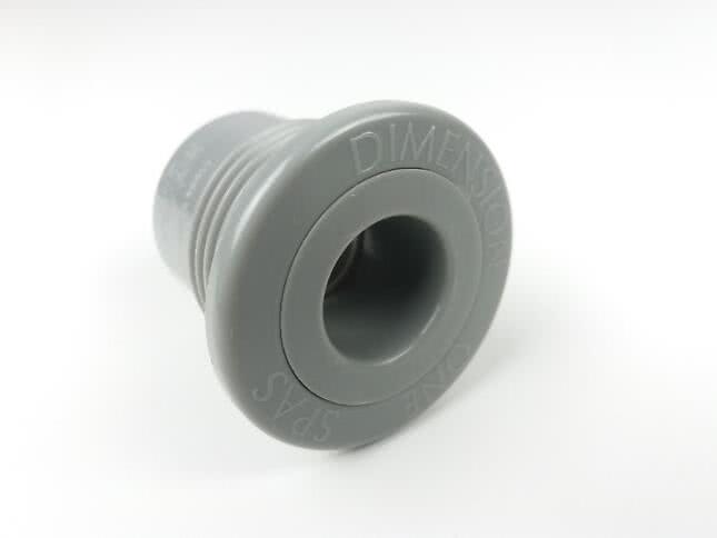 Munstycke värmeretur 1/2" grå, D1