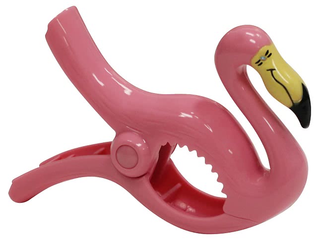 Handduksklämma Flamingo 2-pack