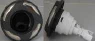 Munstycke roterande 90mm svart Nordic 2008-2013