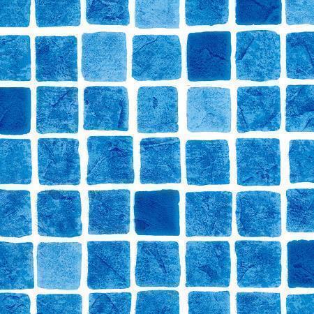 Folkpool liner blå mosaik